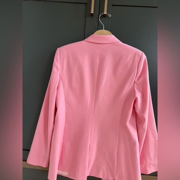 NWT•  L'AGENCE Pink Women's Wool Blend Blazer • S - Picture 5 of 5